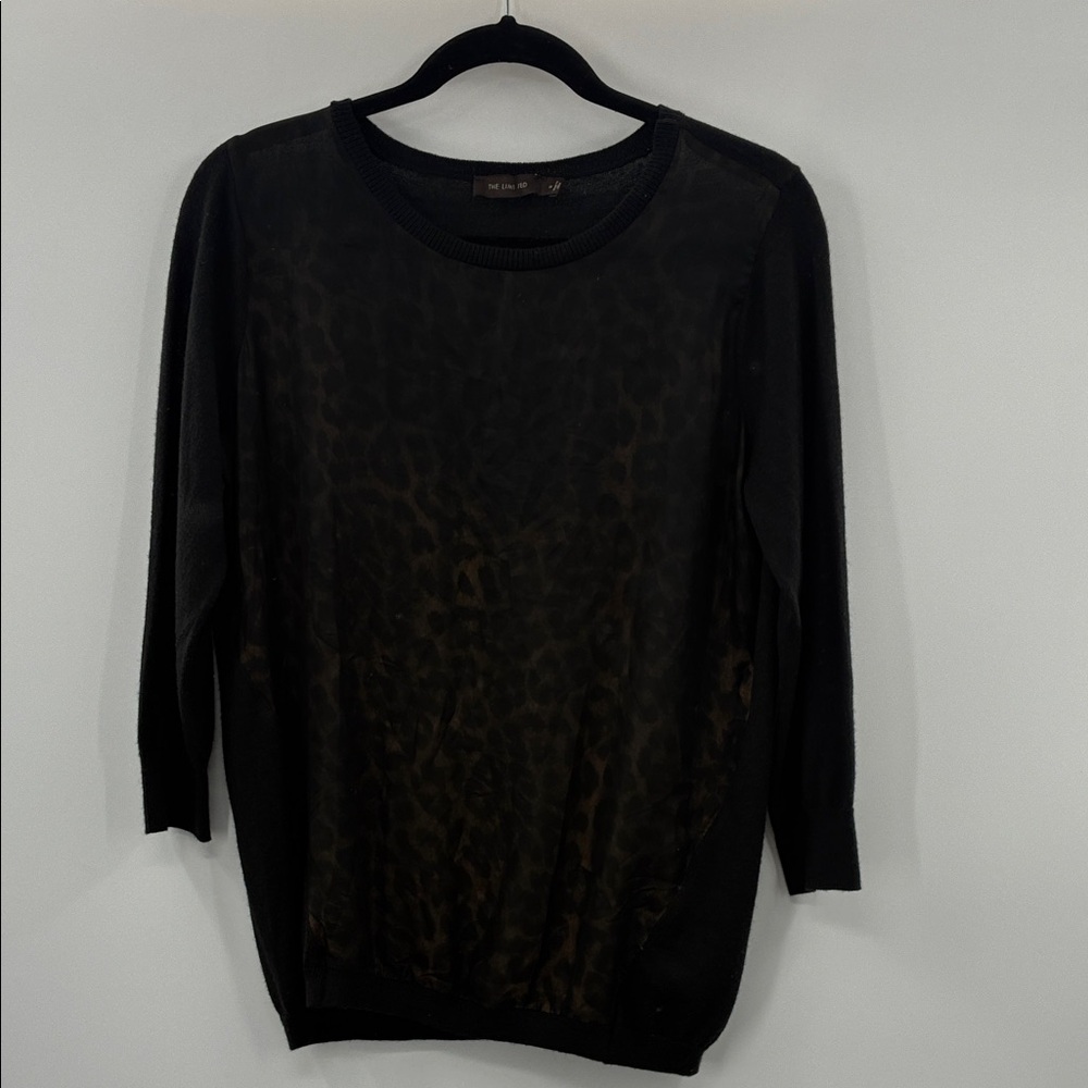 3For$20 The Limited Black Knit Crewneck Sweater size M